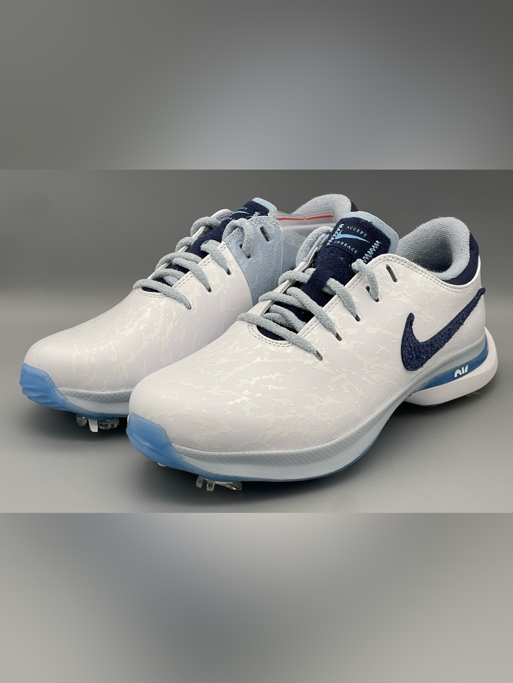 Nike Air Zoom Victory Tour 3 NRG U24 U.S. Open White Blue FV5288-100 Size 9 NEW
